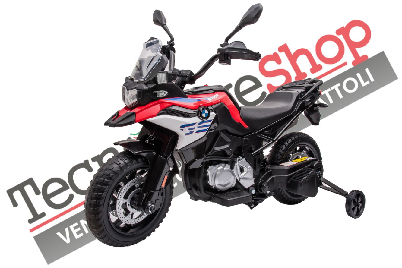 foto del prodotto moto motocicletta elettrica bambini moto bmw f850gs 12v rosso
