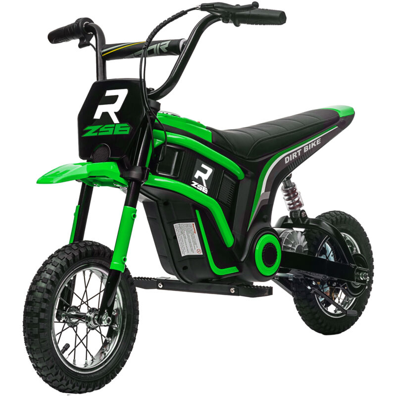 foto del prodotto moto per bambini elettrica 2 velocit 8 16km h et 8 12 anni verde homcom