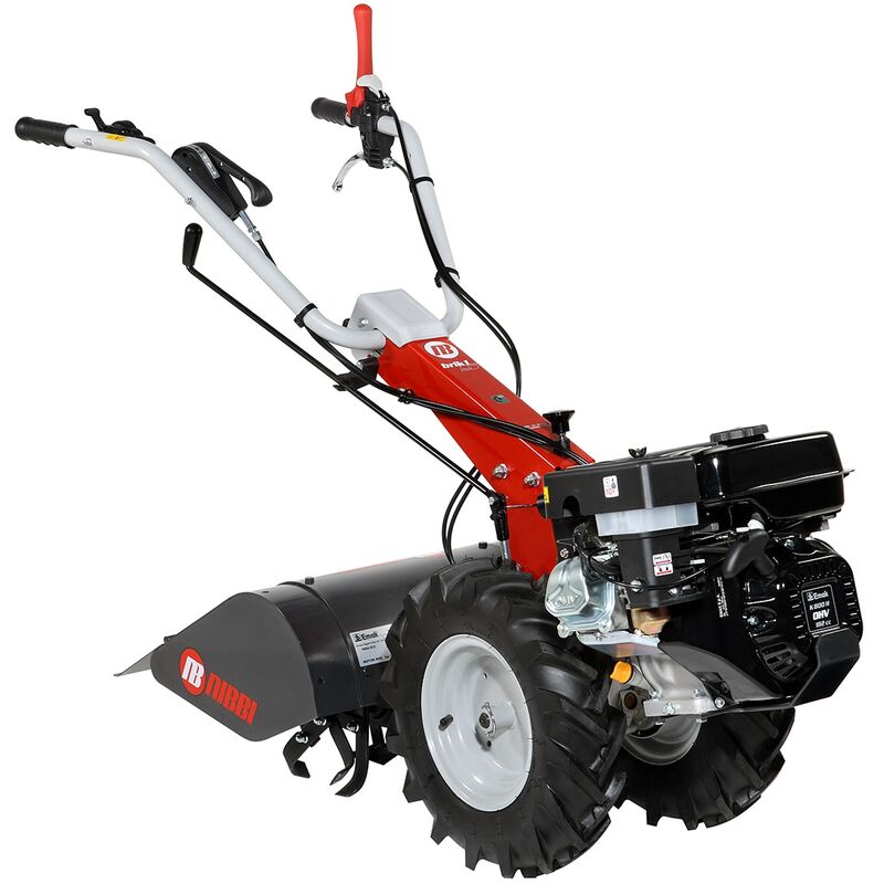 foto del prodotto motocoltivatore nibbi brik 1s motore benzina emak 182 cc con ruote e fresa