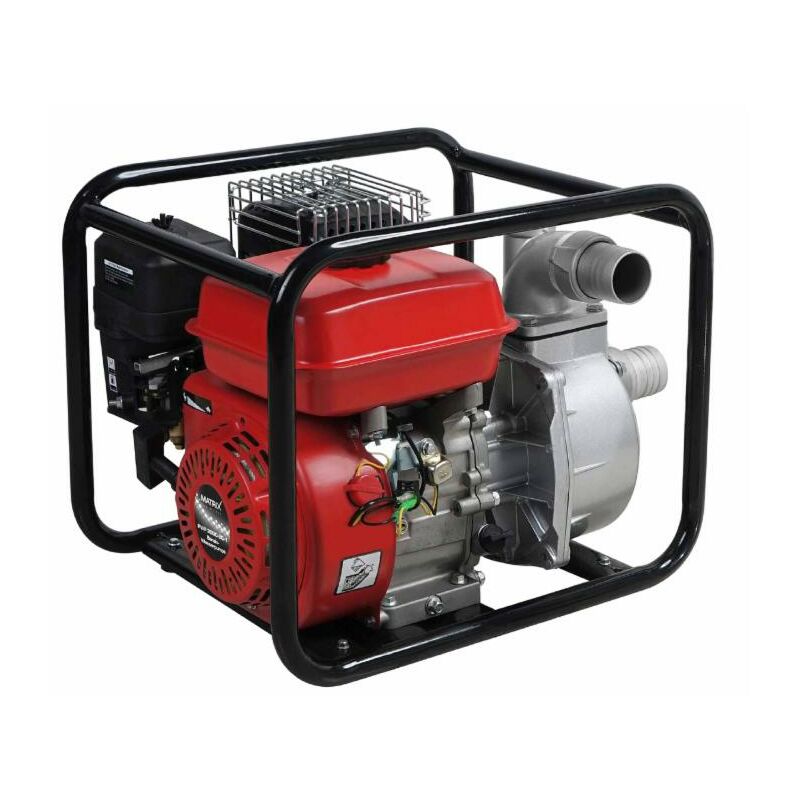 foto del prodotto motopompa benzina ama da 196cc prevalenza 65m pescaggio 8m