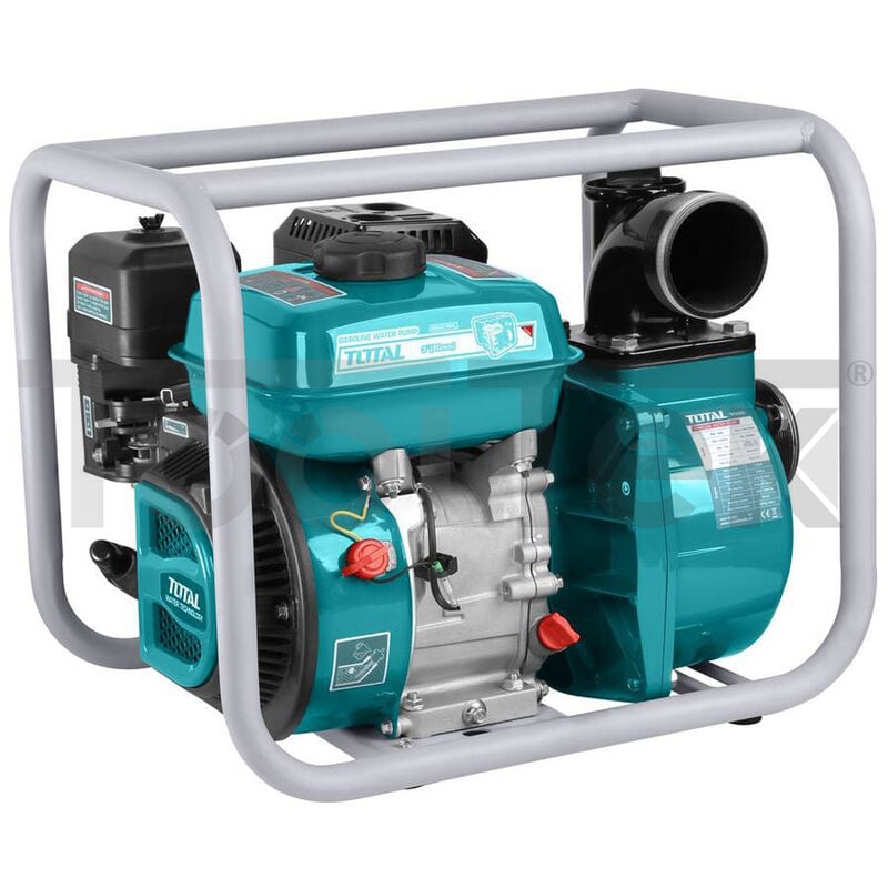 foto del prodotto motopompa pompa a scoppio 2tempi 208cc 7hp 1000l min total