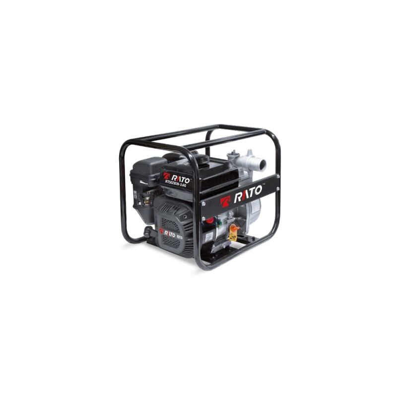foto del prodotto motopompa rato rt50 con motore r210 autoadescante 4 tempi benzina 212 cc