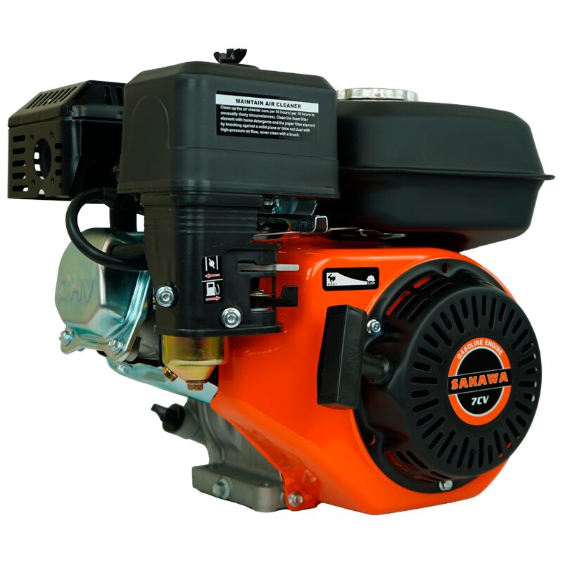 foto del prodotto motore 4 volte 208cc 7cv 19 mm olio polea motore 19mm