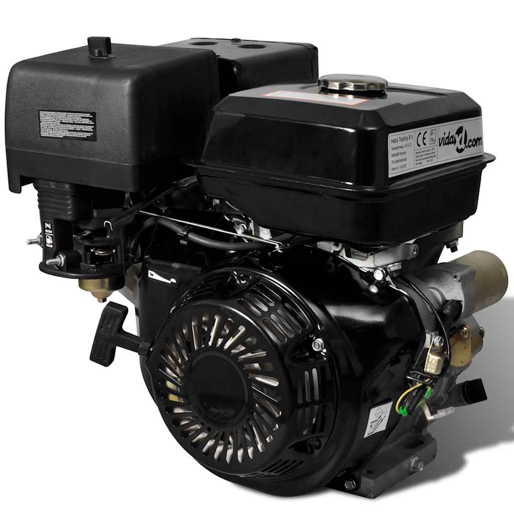foto del prodotto motore a benzina con avvio elettrico 15 hp 11 kw nero