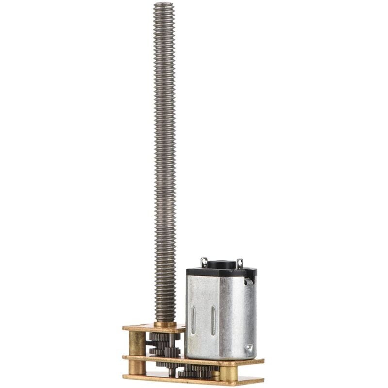 foto del prodotto motore a ingranaggi dc 6v 12v 1024ga20 con filettatura a inversione n20, albero m4 x 55 mm 12 v 60 giri min 