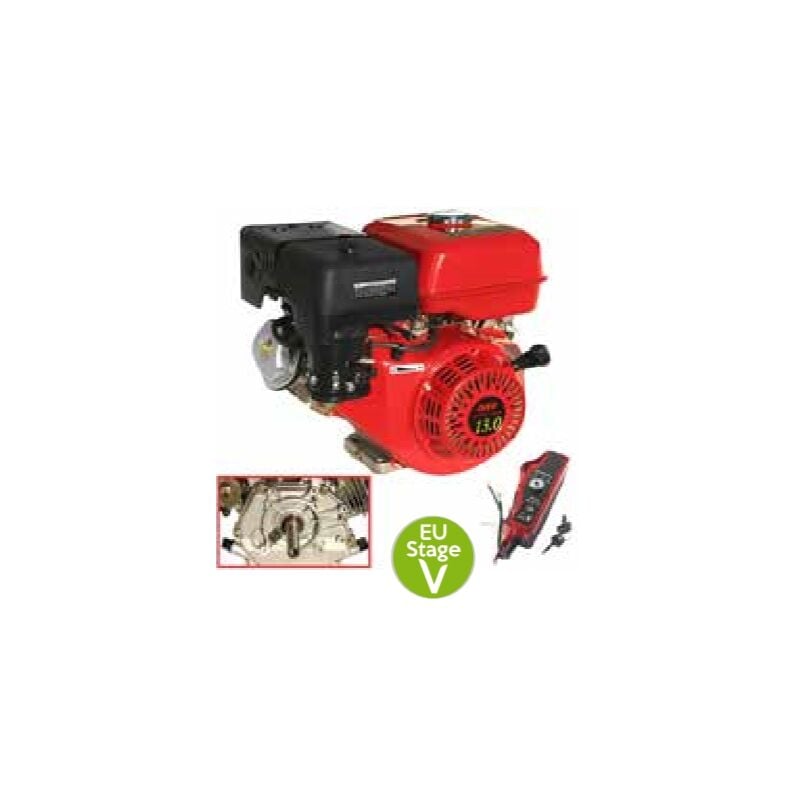 foto del prodotto motore benzina completo launtop avviamernto elettrico 420 cc 16 hp cilindrico orizzontale