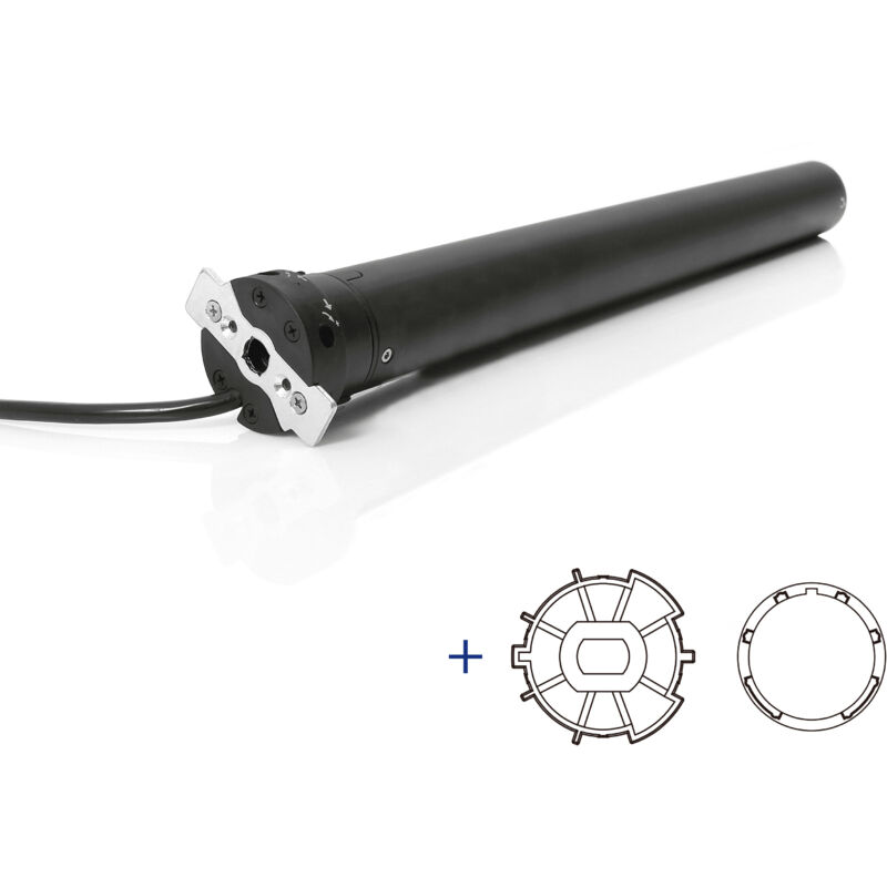 foto del prodotto motore cablato tapparella avosdim 45 50nm adattatori per asse zf54