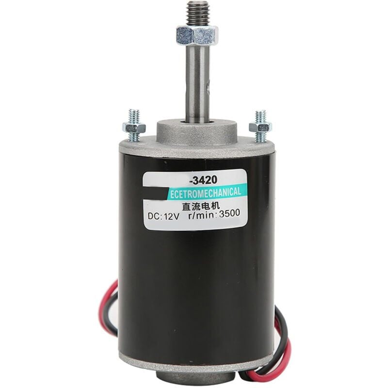 foto del prodotto motore cc a magnete permanente ad alta velocit e basso rumore, cw ccw, mini motori elettrici spazzolati 30w12v 3500 giri min