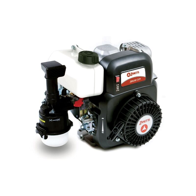 foto del prodotto motore completo motozappa benzina zanetti zen150c1m 149cc filtro aria bagno olio