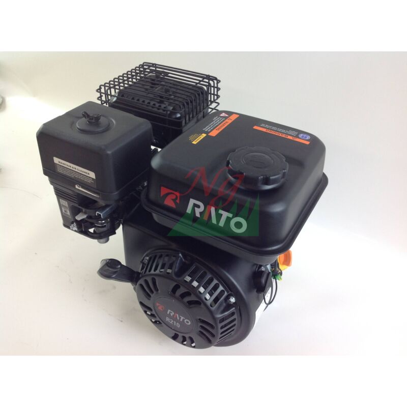 foto del prodotto motore completo rato r210 212cc albero orizzontale cilindrico 3 4 19,05 avv. metallico