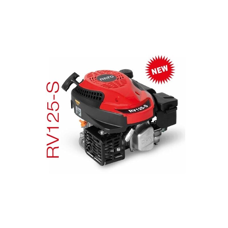 foto del prodotto motore completo rato rv125 s albero verticale 22x60 volano leggero rasaerba