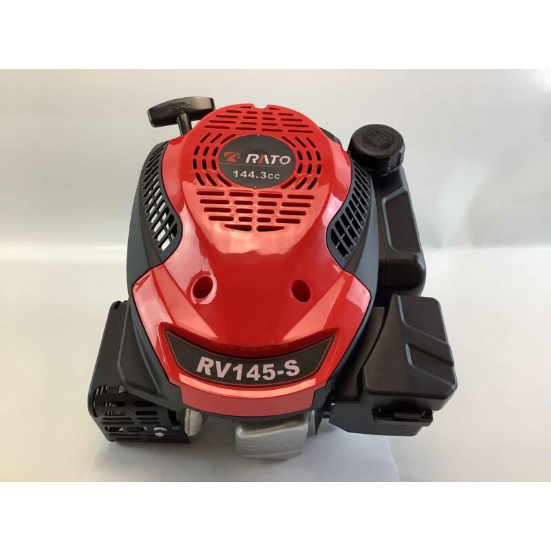 foto del prodotto motore completo rato rv145 s albero verticale 22x60 volano leggero rasaerba
