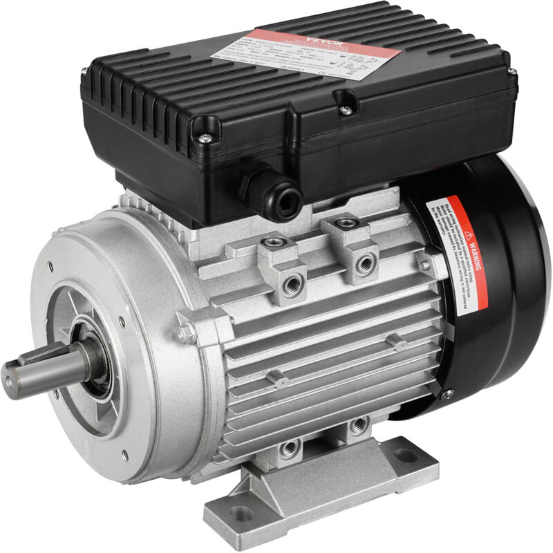 foto del prodotto motore elettrico 0,75kw 2850 giri min, ca 220240v 5,15a, 80, telaio b34, motore compressore aria monofase, albero chiavetta 19mm, rotazione cw ccw