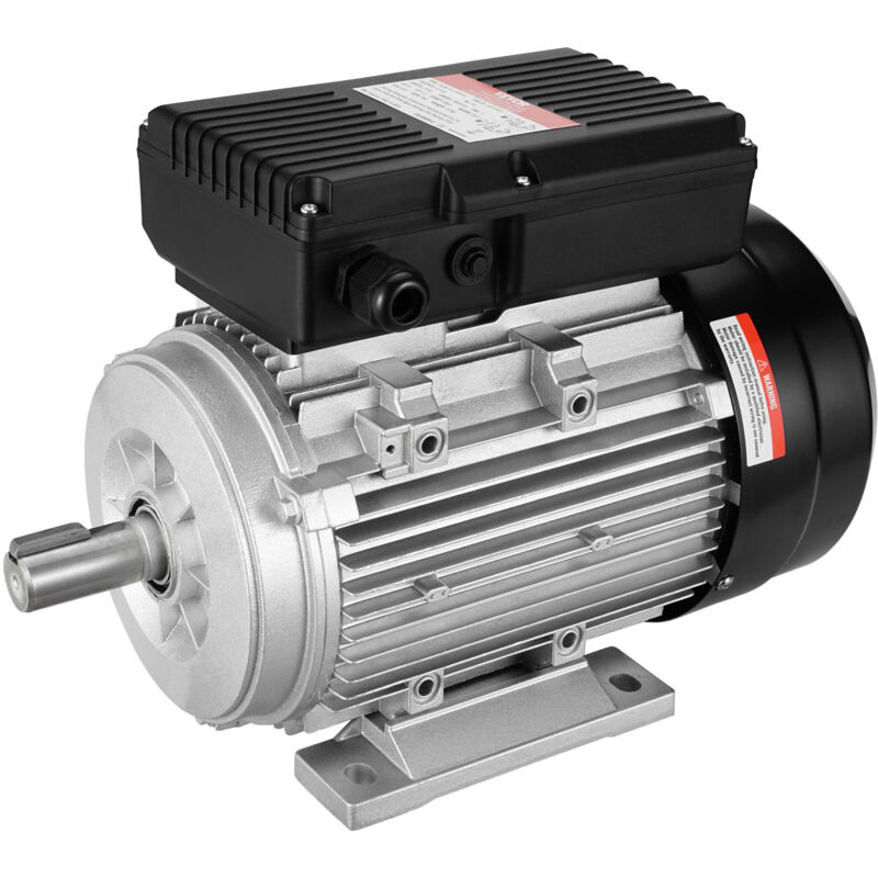 foto del prodotto motore elettrico 1,5kw 1400 giri min, ca 220240v 9,85a, 90l, telaio b3, motore del compressore dearia monofase, albero chiavetta 24mm, rotazione