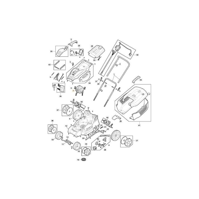 foto del prodotto motore elettrico e 340 li 40 originale stiga - 118810982/0