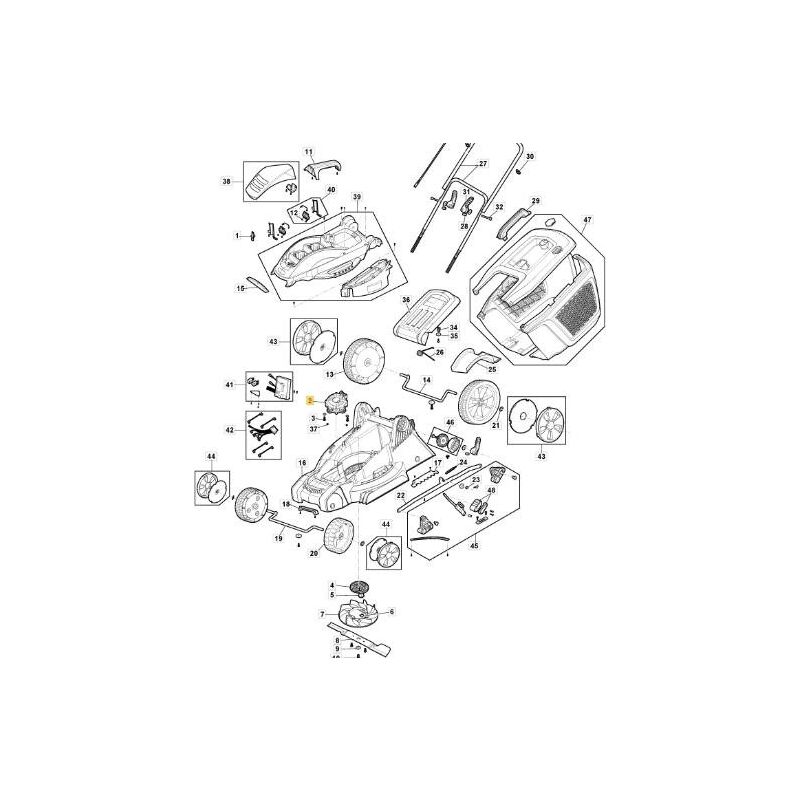 foto del prodotto motore elettrico e 380 li 40 originale stiga 118811002 0