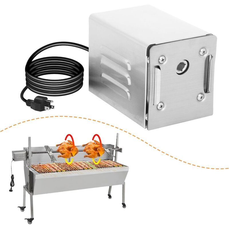 foto del prodotto motore girarrosto, 15 w, 40 kg, motore girarrosto per grill, motore elettrico per grill 110 v ca 