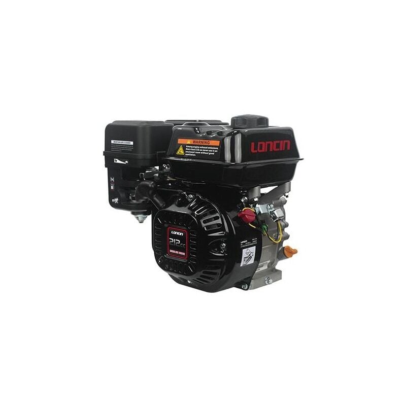 foto del prodotto motore loncin cilindrico 19.05x60 212cc completo benzina a strappo orizzontale