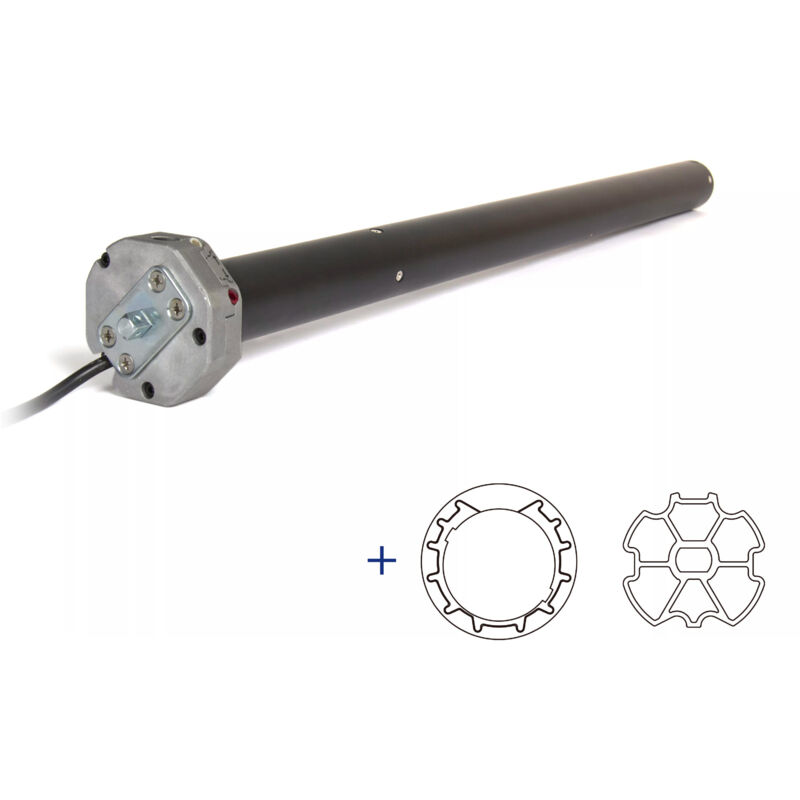 foto del prodotto motore radio tapparella avosdim 45 20nm adattatori asse zf64