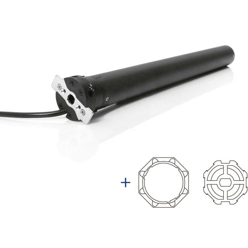 foto del prodotto motore radio tapparella avosdim 45 30nm adattatori asse octo60