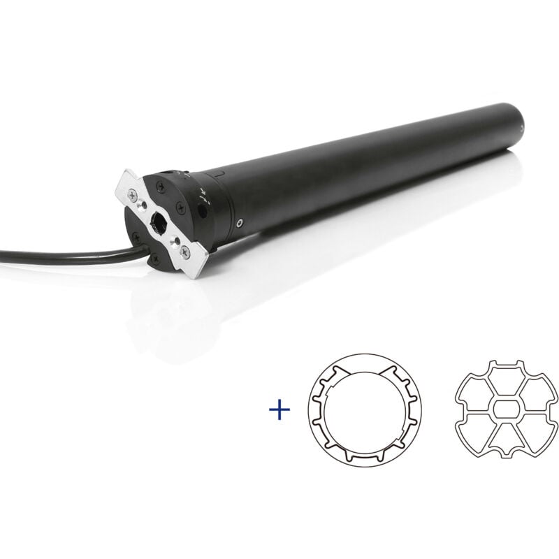 foto del prodotto motore radio tapparella avosdim 45 30nm adattatori asse zf64