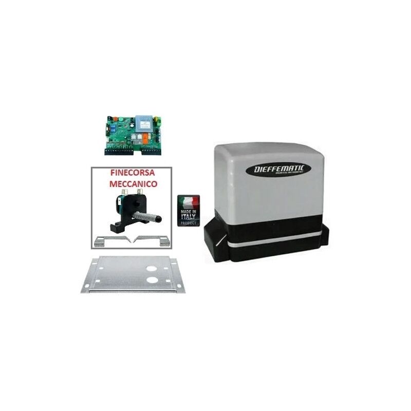 foto del prodotto motore scorrevole apricancello 600kg 230v cancello apparecchiatura comando radio