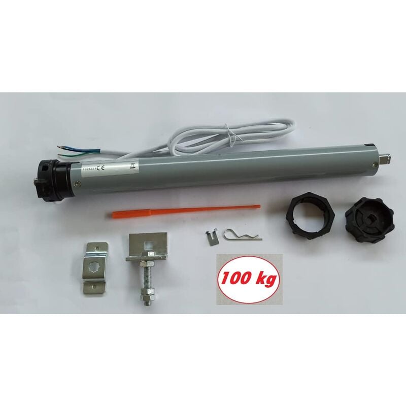 foto del prodotto motore tapparella 100 kg 50 nm staffa regolabile inclusa motori per tapparelle elettriche avvolgibili