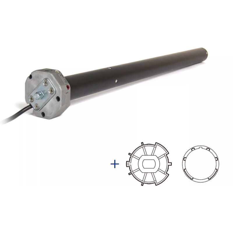 foto del prodotto motore tapparella avosdim 45 20nm adattatori asse zf54