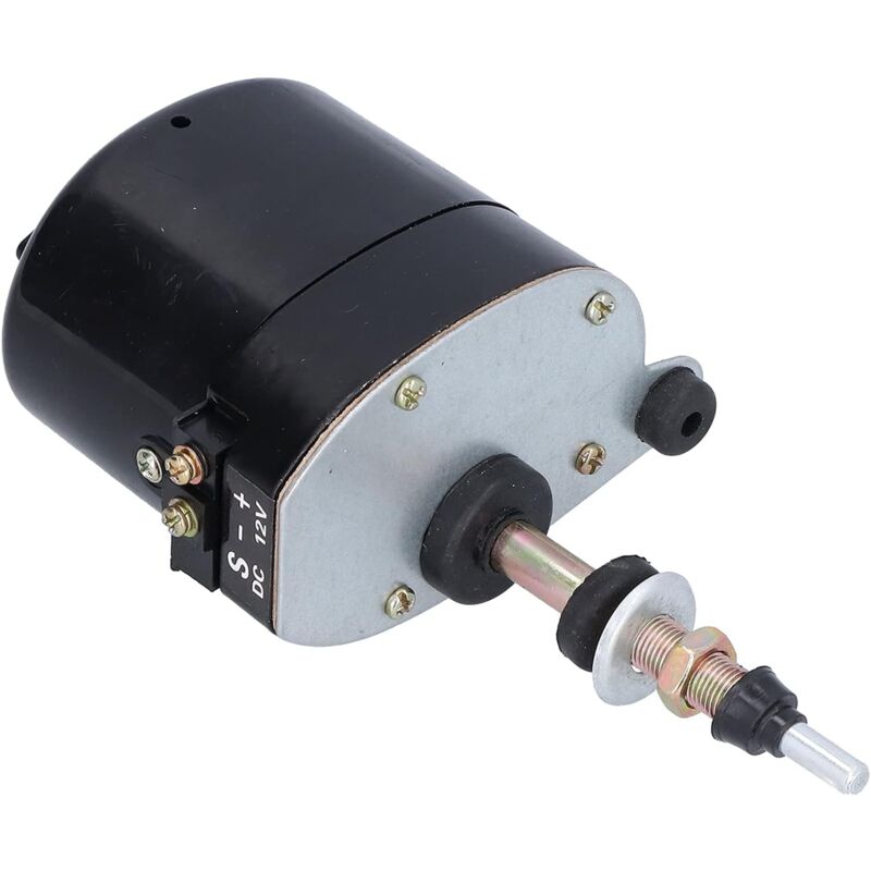 foto del prodotto motore tergicristallo elettrico rosvola, motore tergicristallo in metallo dc12v 105 , accessorio universale per trattori