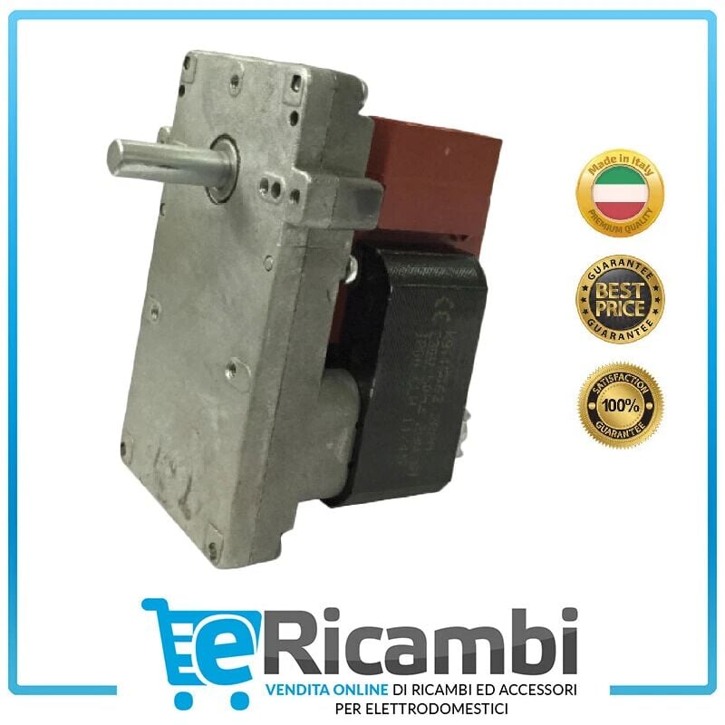 foto del prodotto motoriduttore stufa a pellet kenta 2rpm k9115062 albero 8,5mm pacco 30mm