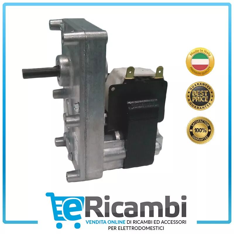 foto del prodotto motoriduttore stufa a pellet mellor 1,26rpm t3 fb1392 albero 9,5mm pacco 25mm