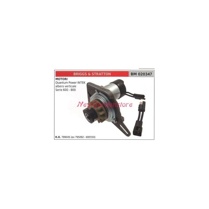 foto del prodotto motorino avviamento b s motore trattorino rasaerba quantum power intek 020347