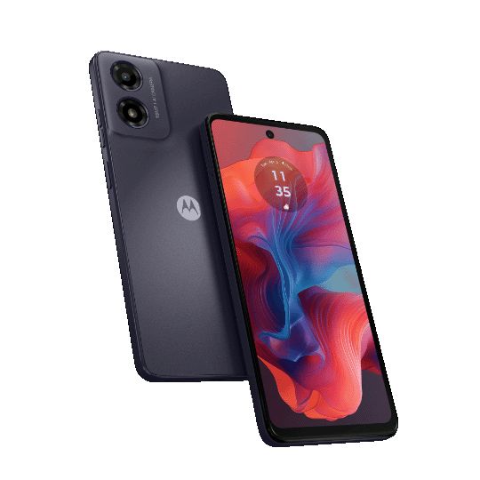foto del prodotto motorola 04 16,7 cm 6.56 doppia sim android 14 4g usb tipo c 4 gb 64 gb 5000 mah nero