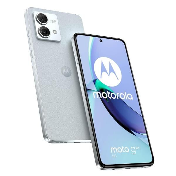 foto del prodotto motorola 84 5g 16,5 cm 6.5 dual sim ibrida android 13 4g usb tipo c 8 gb 256 gb 5000 mah blu