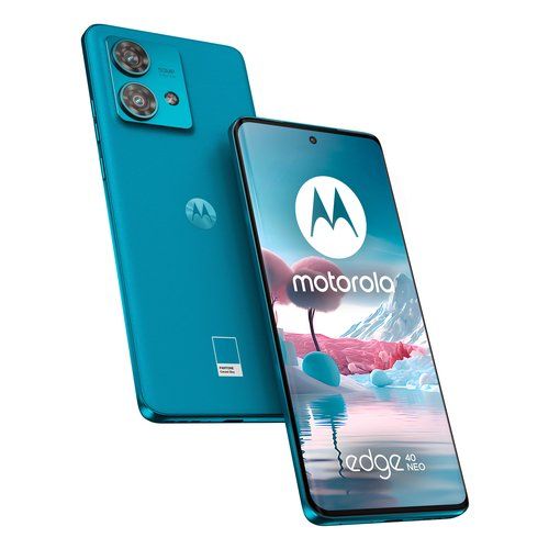 foto del prodotto motorola edge 40 neo 16,6 cm 6.55 doppia sim android 13 5g usb tipo c 12 gb 256 gb 5000 mah blu