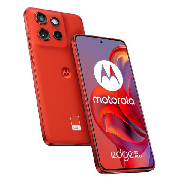 foto del prodotto motorola edge 50 neo 16,1 cm 6.36 doppia sim android 14 5g usb tipo c 8 gb 256 gb 4310 mah rosso