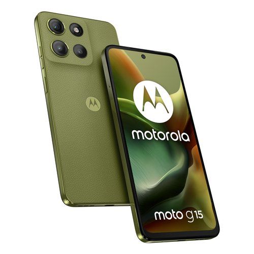 foto del prodotto motorola moto g15 17,1 cm 6.72 doppia sim android 15 4g usb tipo c 8 gb 512 gb 5200 mah verde