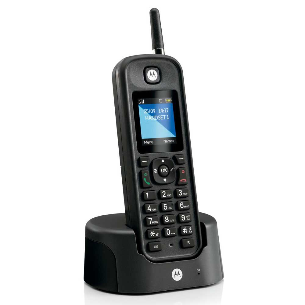 foto del prodotto motorola o201 telefono dect identificatore di chiamata nero