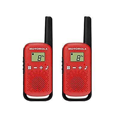 foto del prodotto motorola talkabout t42 ricetrasmittente 16 canali nero, rosso