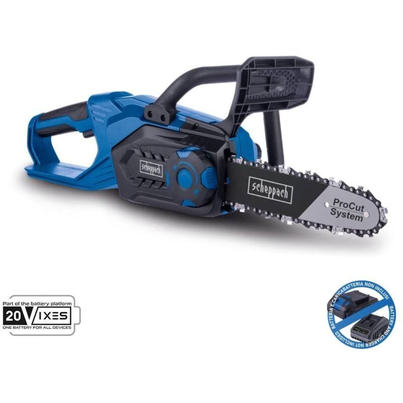 foto del prodotto motosega 20v lama da 25.4cm senza batteria ixes scheppach c cs254 x