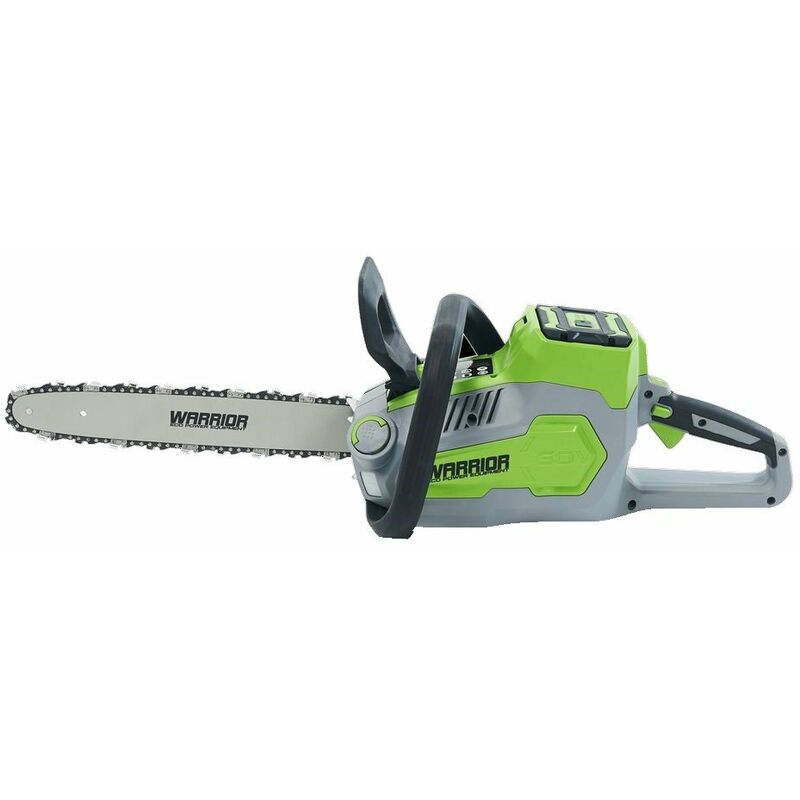 foto del prodotto motosega a batteria 60v senza batteria n caricabatteria warrior eco power