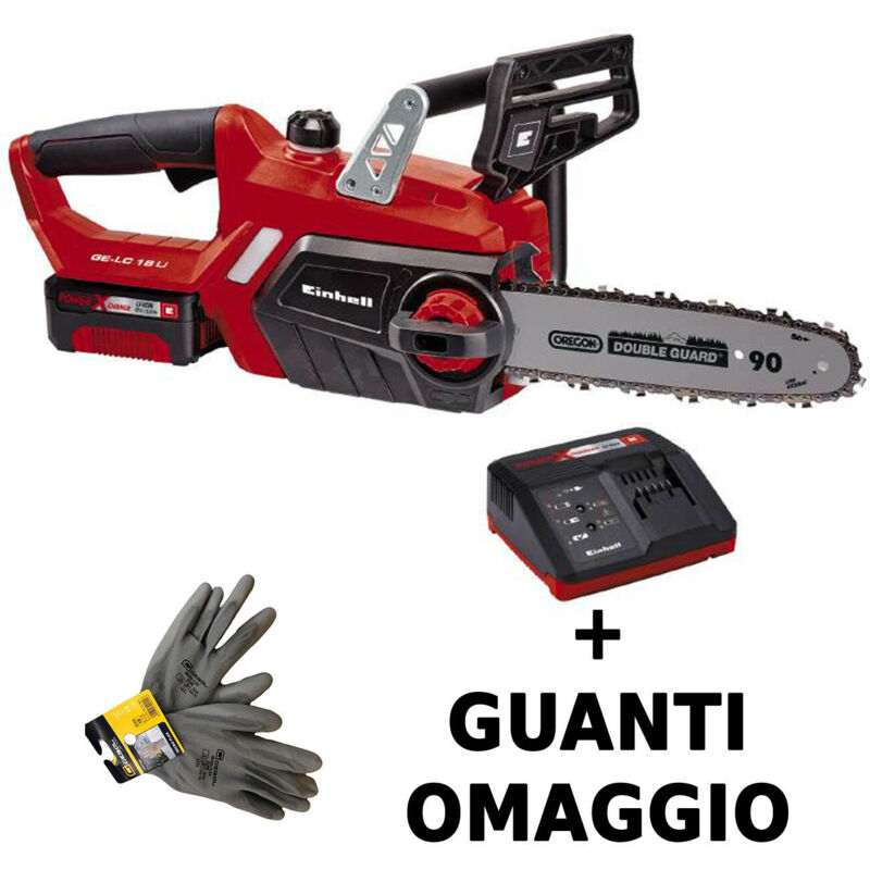 foto del prodotto motosega a batteria einhell ge lc 18 25 1 li kit con batteria e caricabatterie