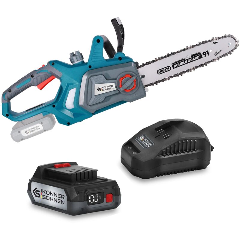 foto del prodotto motosega a batteria ks cs20v 12, 12 30 cm con batteria 2ah e caricabatterie 3000 tr min, 12 30 cm k nner s hnen