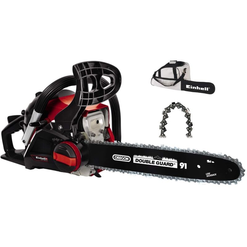 foto del prodotto motosega a benzina gc pc 1435 i tc kit 1400 w, 41 cm , catena per sega oregon e spada di qualit da 35 cm, protezione contraccolpo con freno a