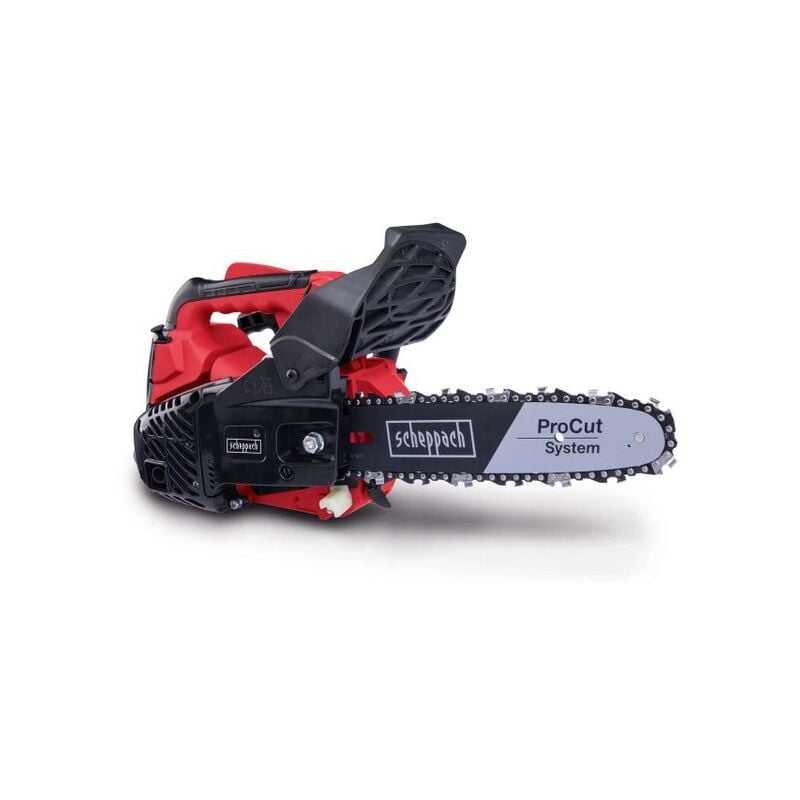 foto del prodotto motosega a scoppio 25,4 cc barra procut 10 lama 25,4 cm scheppach pcs26