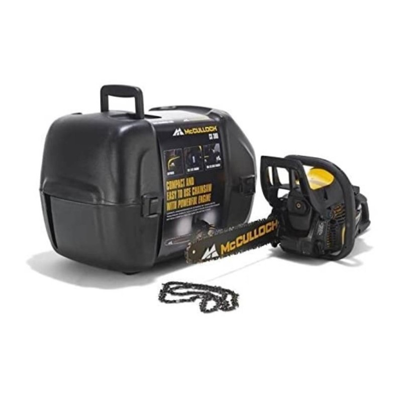 foto del prodotto motosega a scoppio mcculloch cs380t con valigetta e catena