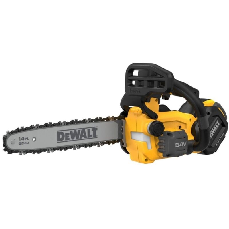 foto del prodotto motosega da potatura a batteria flexvolt 54v dewalt 35 cm con batteria 3ah dcmcst635x1 qw
