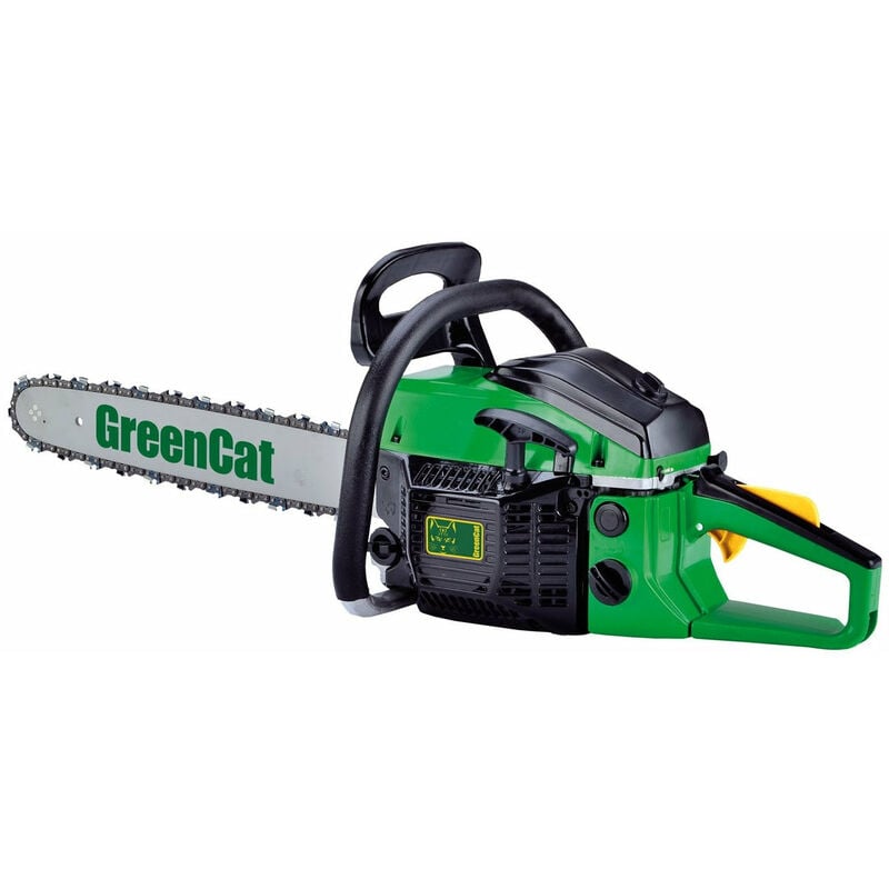 foto del prodotto motosega motore a scoppio 2 tempi lama 45 cm green cat
