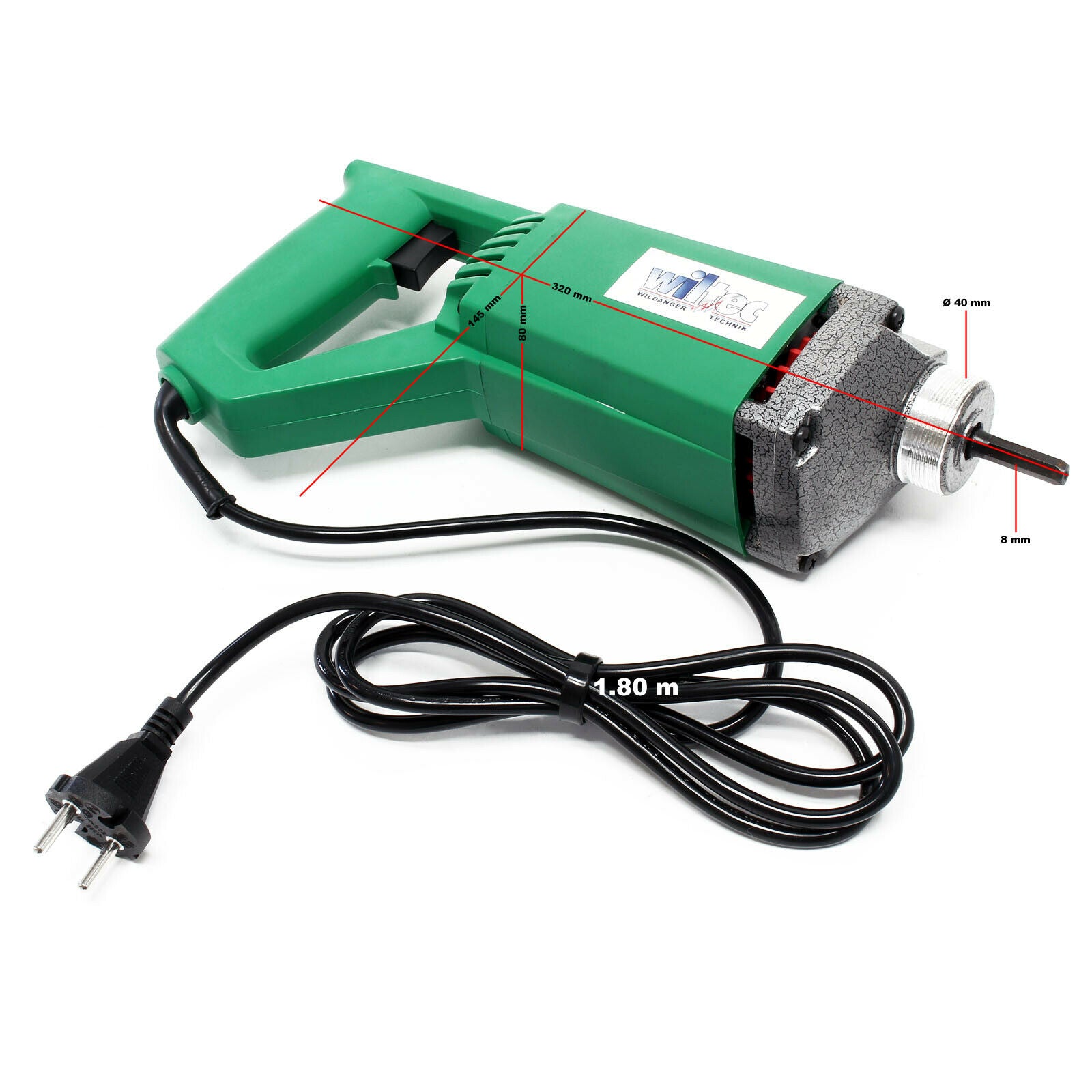 foto del prodotto motovibratore elettrico per calcestruzzo 580 watt 5600 giri/min ago vibrante diametro 35 mm vibratore manuale 16_0002751