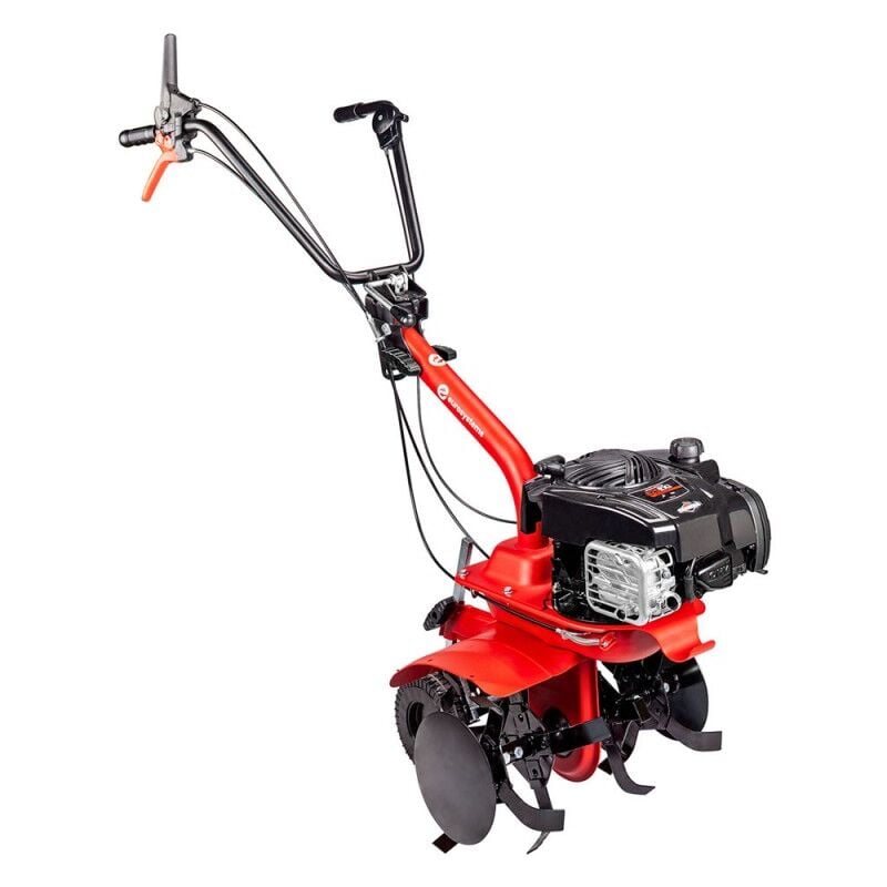 foto del prodotto motozappa eurosystems mod. euro 3 evo marcia avanti e retromarcia motore a scoppio loncin 139 cc made in italy